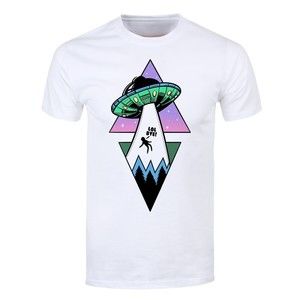 Alien Abduction Retro Graphics Unisex T-shirt
